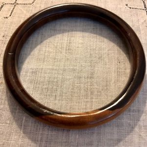 Handsome Wooden Bangle Bracelet
